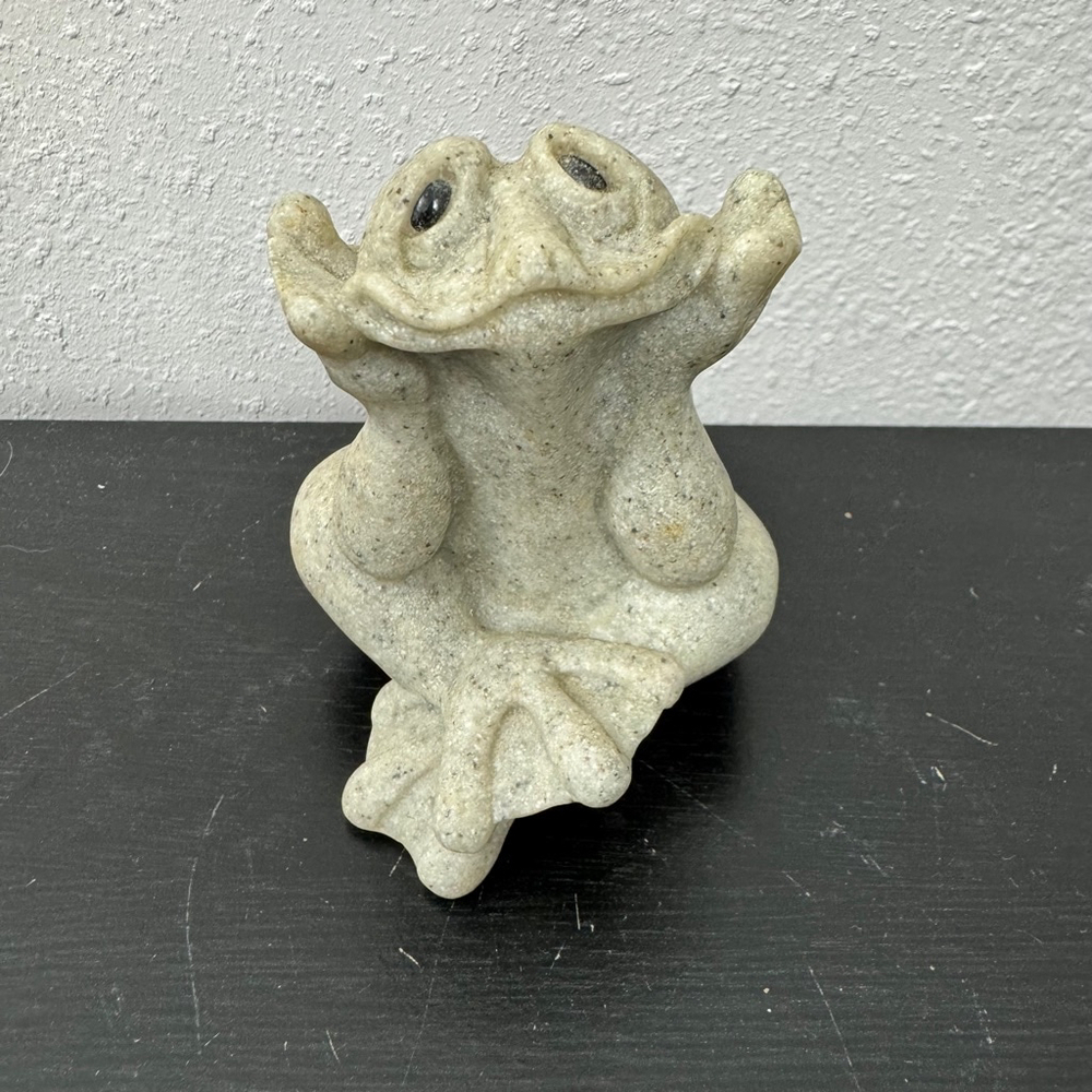 Quarry Critters Felicity Second Nature Design Frog Figurine Vintage Collectibles